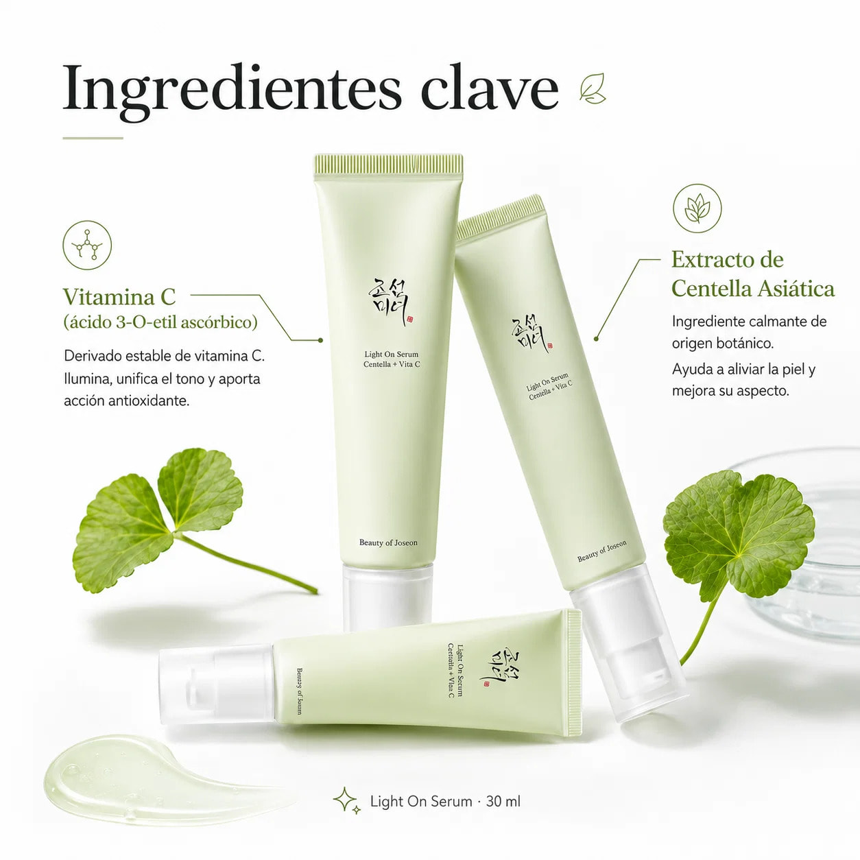Sérum facial Light On Serum Centella + Vitamina C Beauty Of Joseon 30 ml