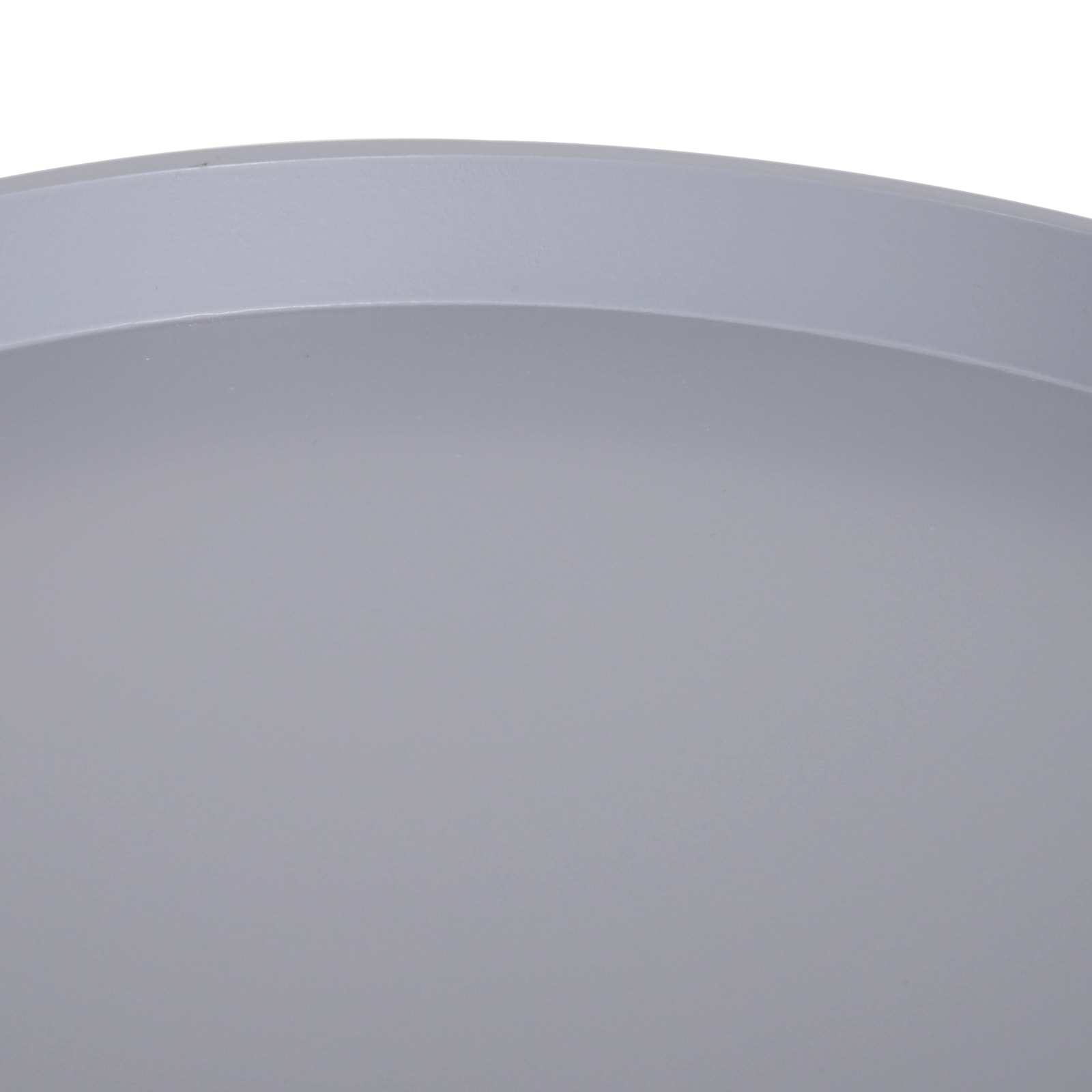 Chevet table de nuit ronde design scandinave tiroir bicolore pieds effilés inclinés bois massif chêne clair gris