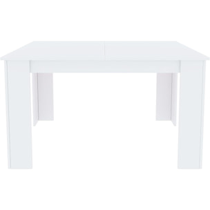 Tavolo da Pranzo Allungabile Estensibile Fino a 190 cm Tavolino Per 6 Persone Salotto Soggiorno Salone Design Moderno 190 x 78 x 90 cm Bianco