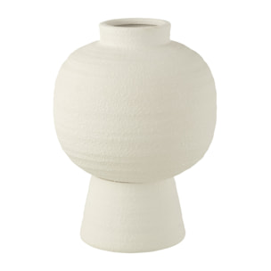 J-Line vase Lanterne - argile - blanc - small - 33 cm de hauteur