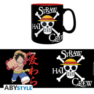 One Piece - Tazza - 460 Ml - Luffy & Skull - Album Per Carte Box