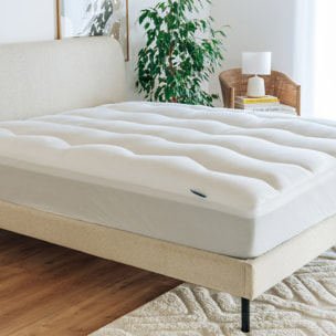 Surmatelas housse BZ satin de coton pour canapé convertible - Hypnia