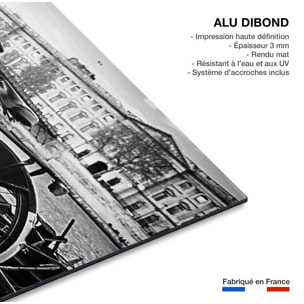 Tableau paris vélo au bord de seine  Tableau alu Dibond