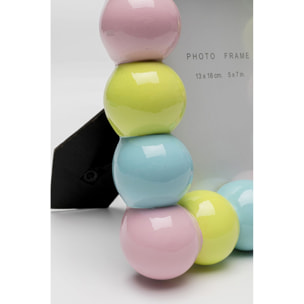 Cadre photo Bubble 19x23cm pastel Kare Design