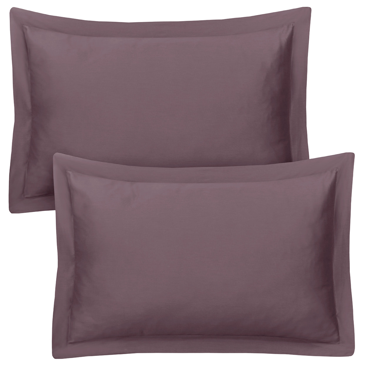 Lot de 2 taies d'oreiller satin de coton sureau