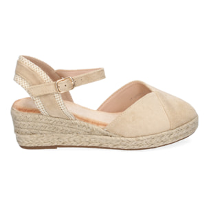 Sandalia de Cuña de Yute para Mujer, Comodas y Elegantes, Diseño Moderno con Tira Decorativa