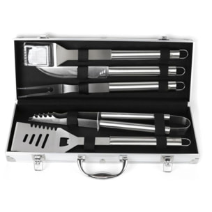 Ustensile barbecue ESSENTIELB MALETTE Set 5 pièces