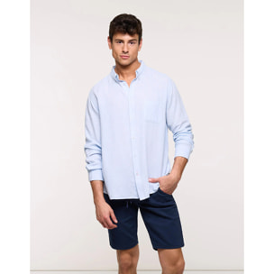 Camisa Manga Larga Azul - Yakari