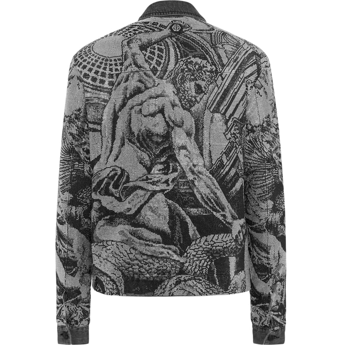 PHILIPP PLEIN Denim Jacket TATTOO