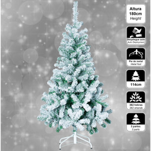 Abeto efecto nevado180 cm