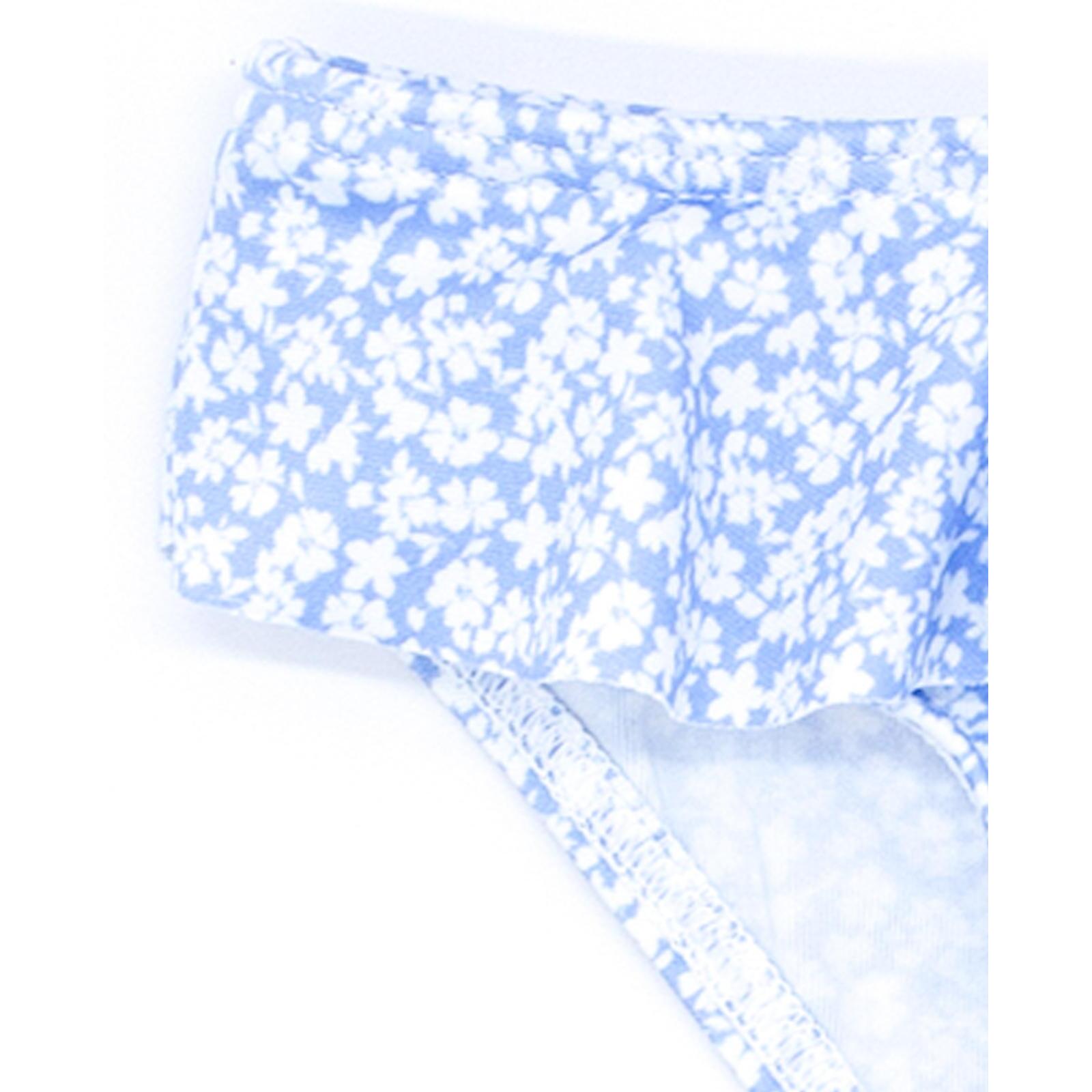 Culetín flor azul celeste.