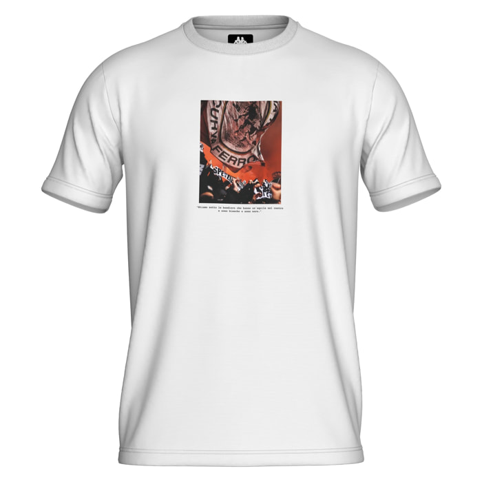 Kappa - Camisetas y tops Hombre Blanco - Allerys Tacchettee Spezia