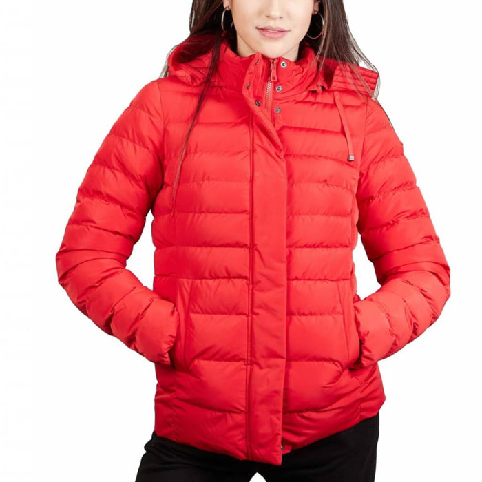 Abrigos Mujer de la marca GEOX  modelo W ANEKO MID JKT ROJO
