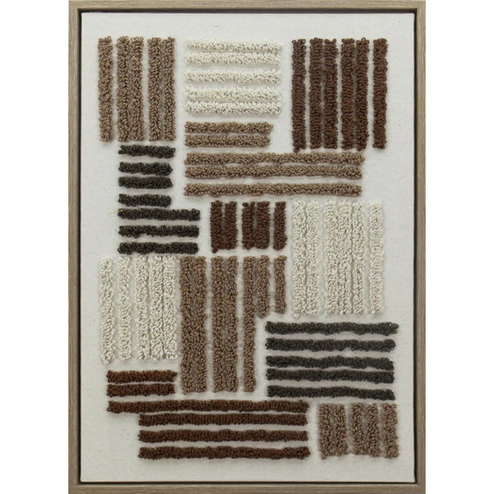 Toile 3D Emir marron 50x70cm