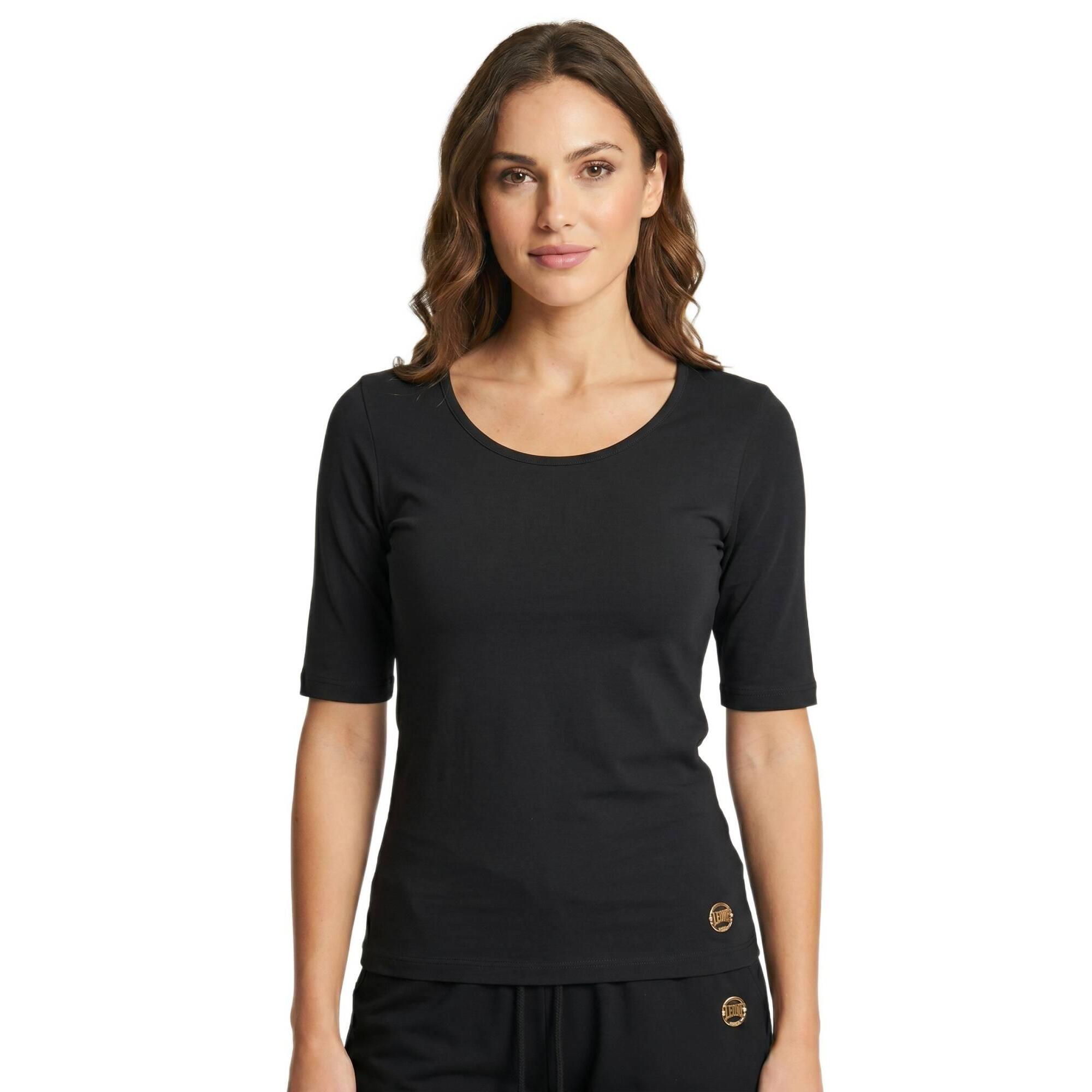 Camiseta elegante de manga tres cuartos para mujer