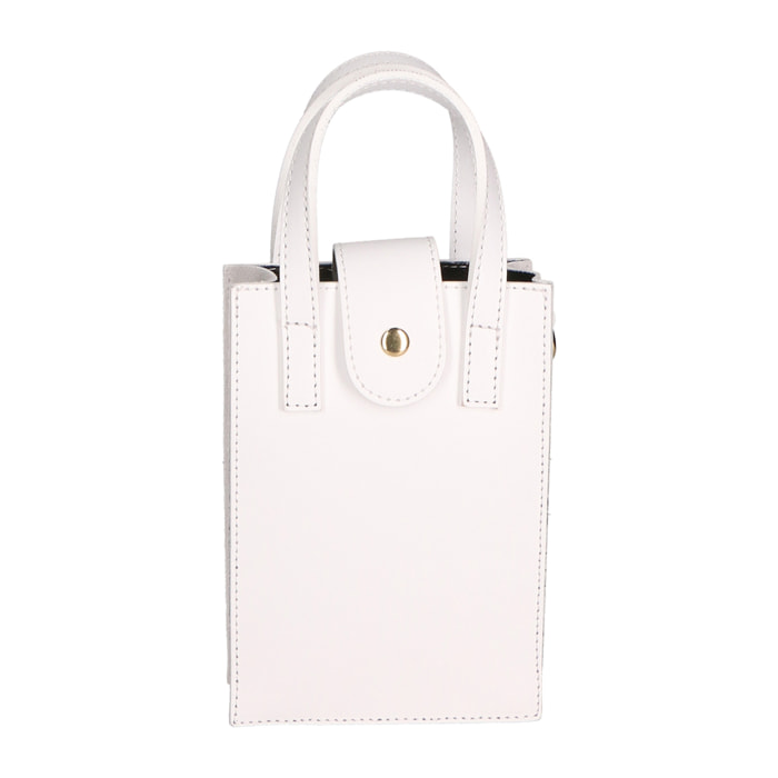 Borsa a mano da Donna Giusi/Giusy in Vera Pelle Made in Italy 19x13x5 cm