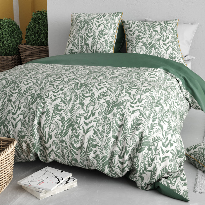 Parure Housse De Couette 3pcs 100% Coton 57 Fils MANGROVE
