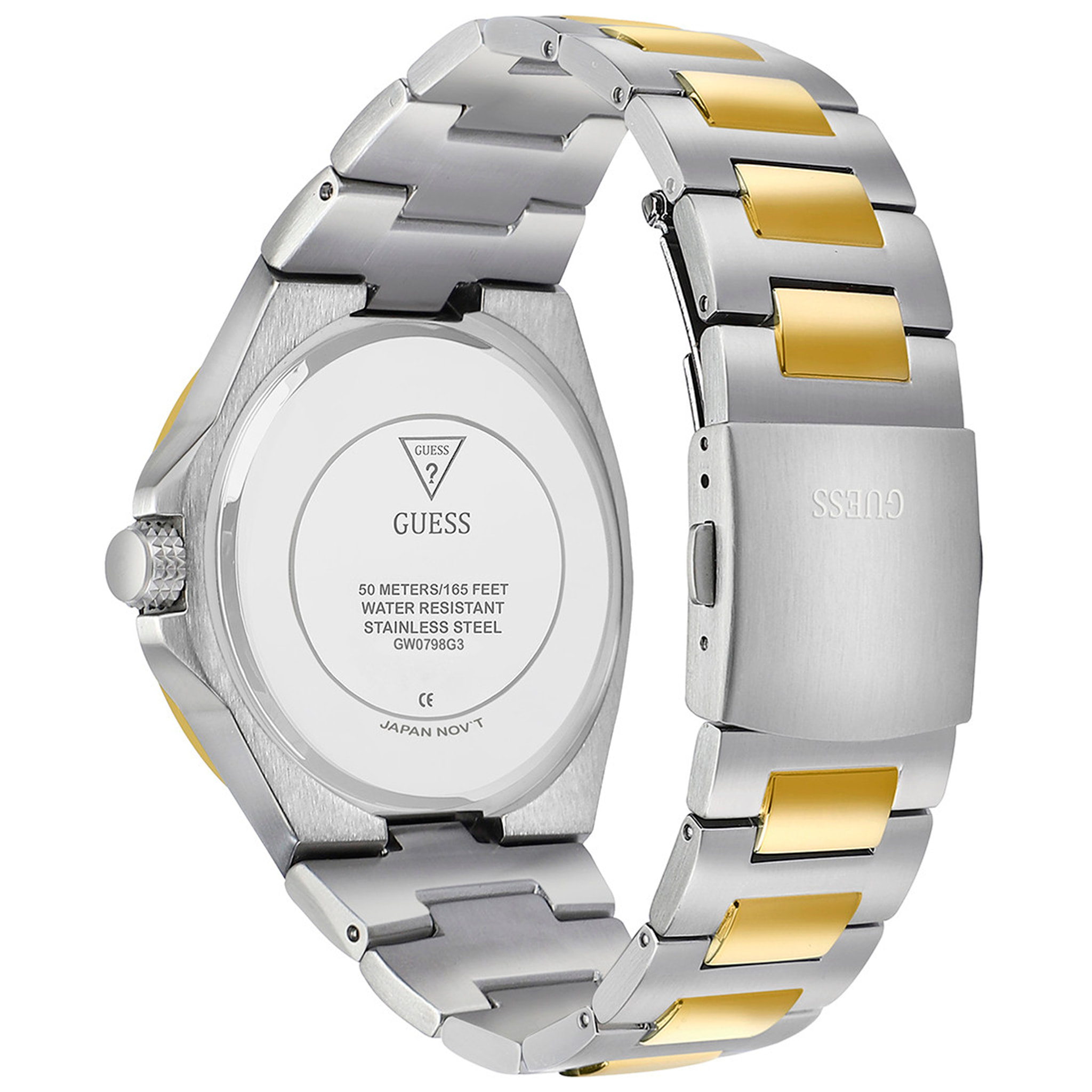 Reloj Guess GW0798G3 Hombre Analogico Cuarzo con Correa de Acero inoxidable