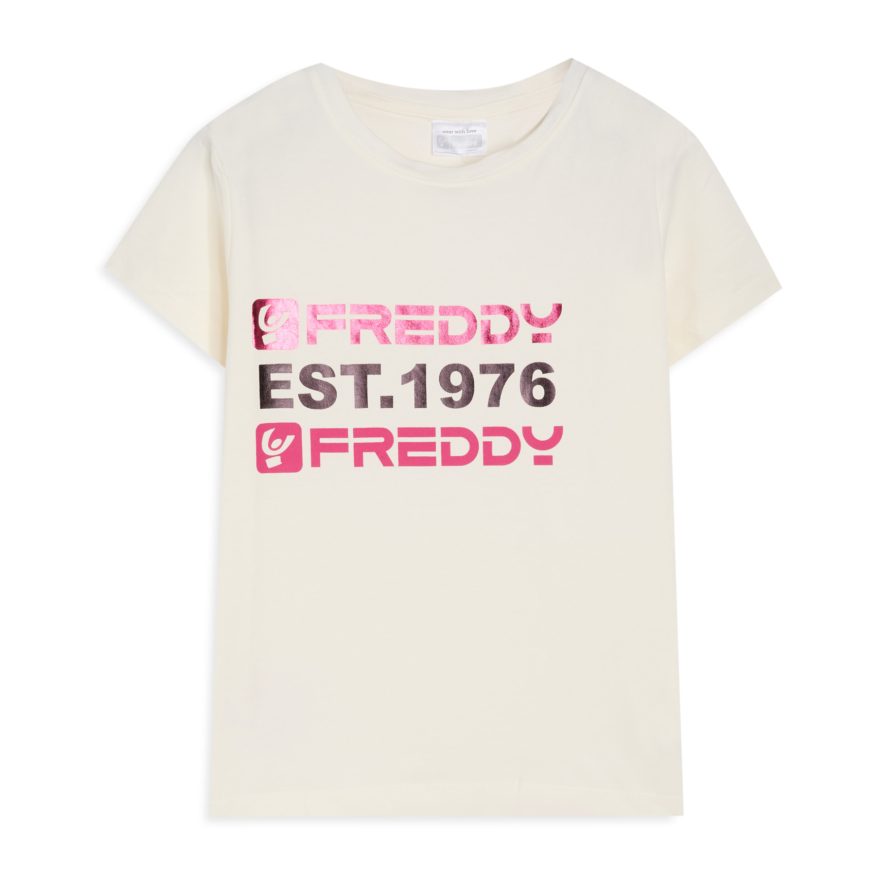 T-shirt Bambina Regular Fit con Maxi Stampa FREDDY