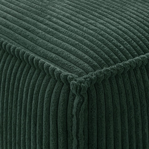 Pouf en velours côtelé - LIVIA