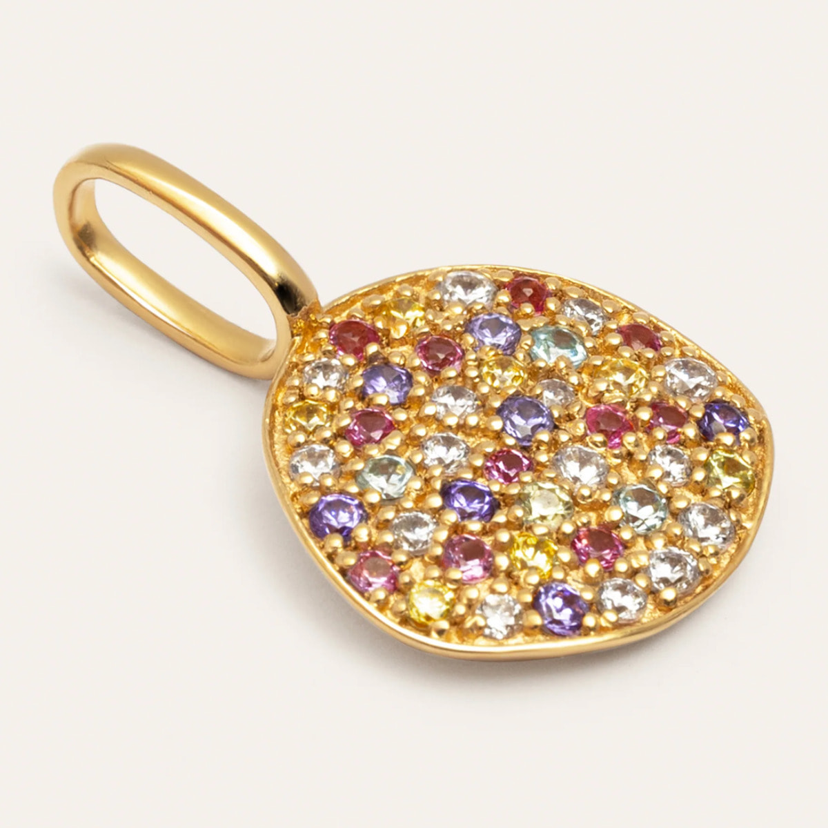 Charm Stellar Colors Plata Baño Oro