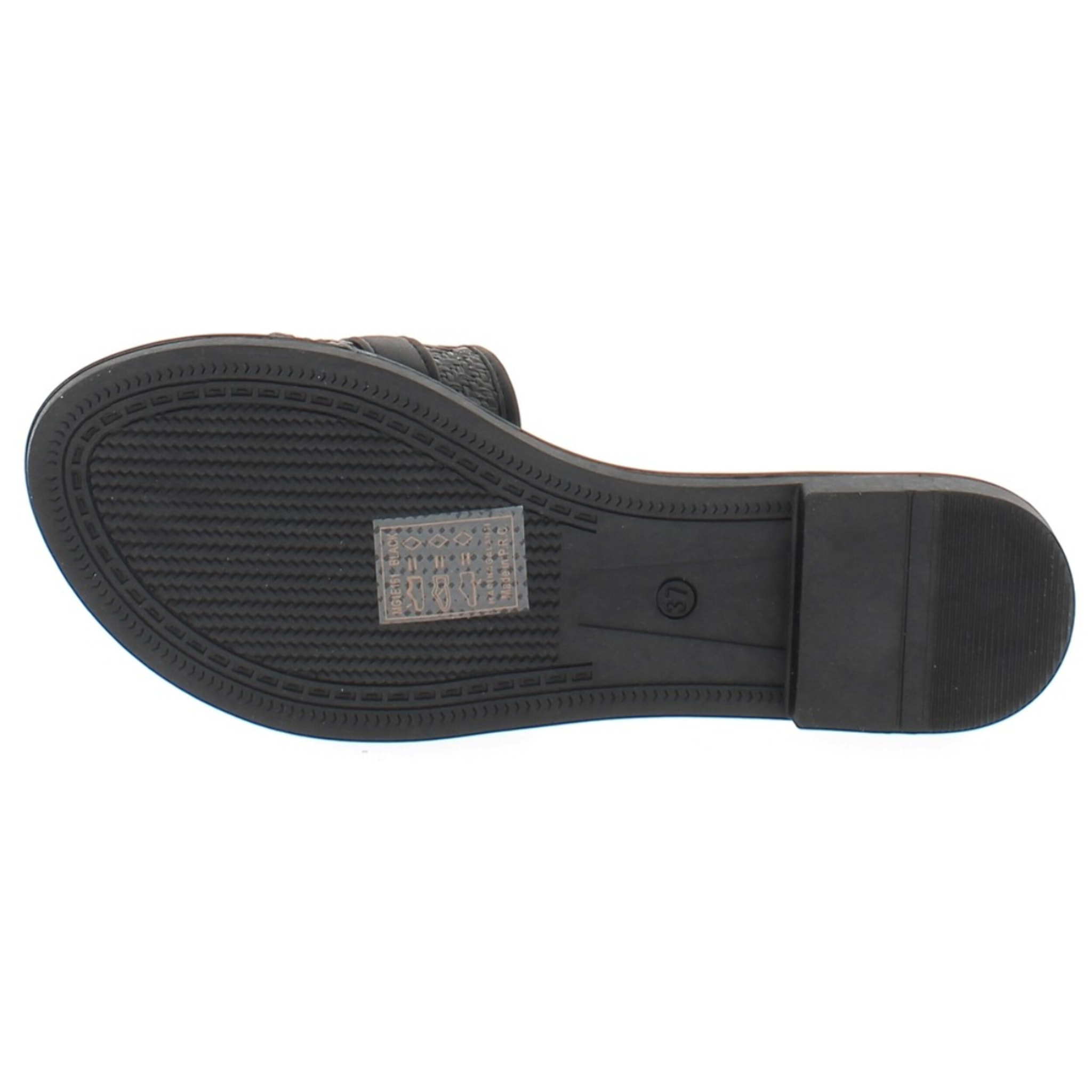 Marina Galanti Scarpe Donna Flat Slippers with Gold Horsebit MG 1E161 Black