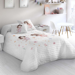 Naturals - Colcha Bouti Estampada - 2/3 Piezas - 100% Poliéster - Microfibra - 70 gr/m² - Vuala
