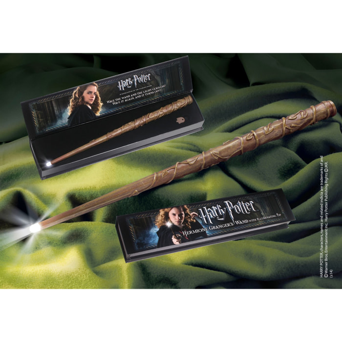 Harry Potter Bacchetta Magica Hermione Granger Luminosa Noble Collection