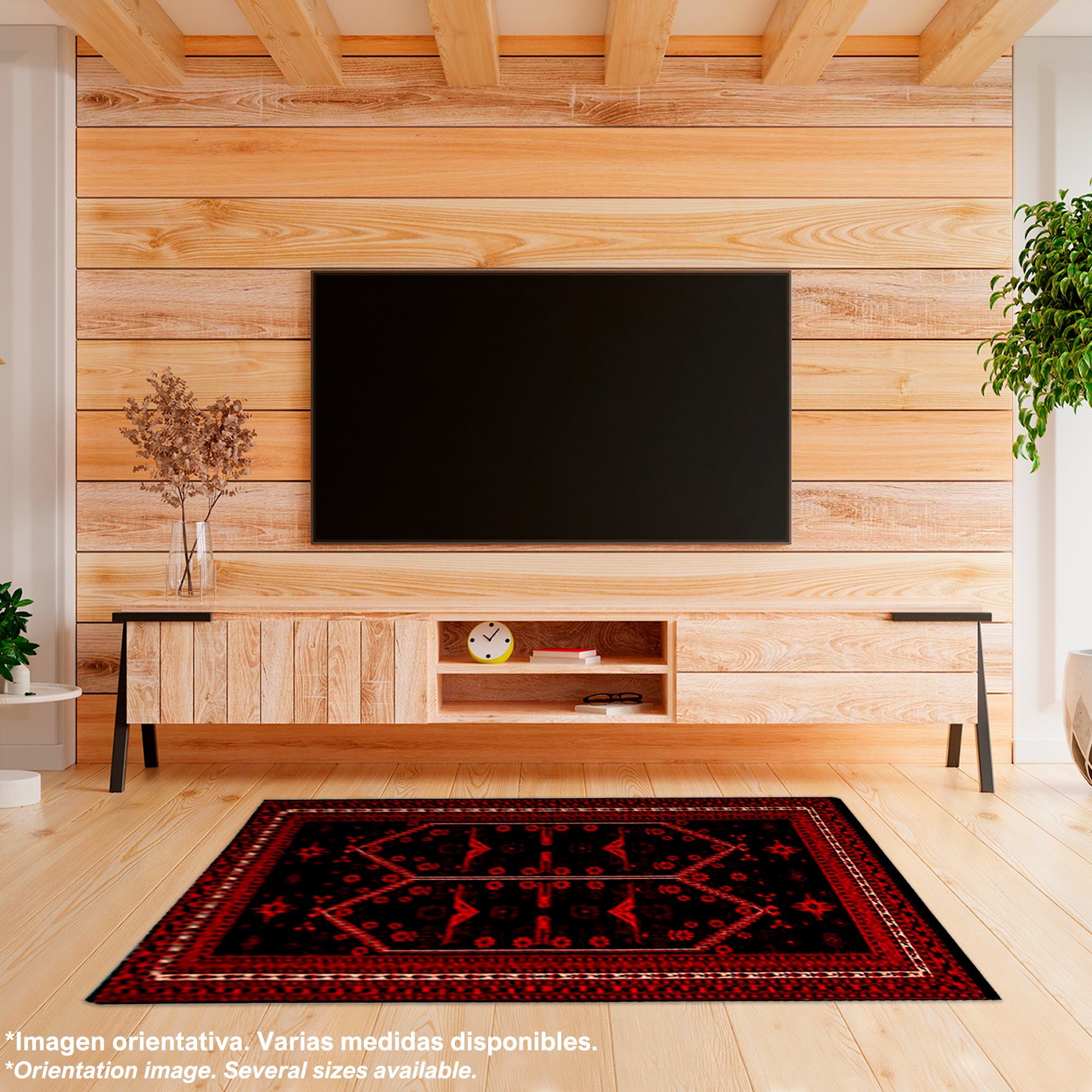 Alfombra de Poliester estampada 120 x 180cm