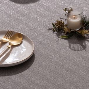 Mantel antimanchas EVOLET GRIS-PLATA