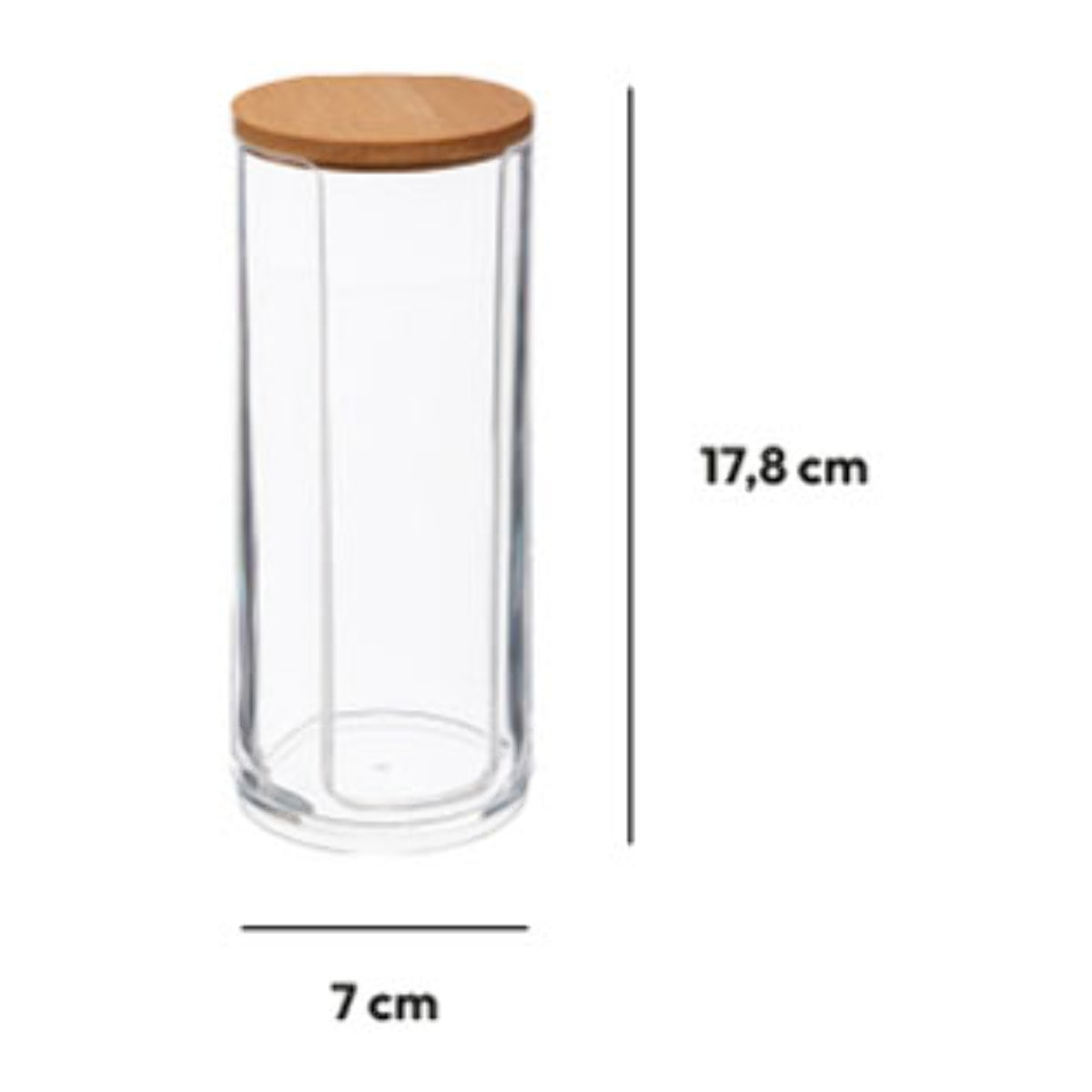 Distributeur à coton Selena bambou