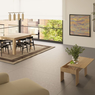 Pack mesa de comedor 140 y mesa de centro Vita Roble Canadian