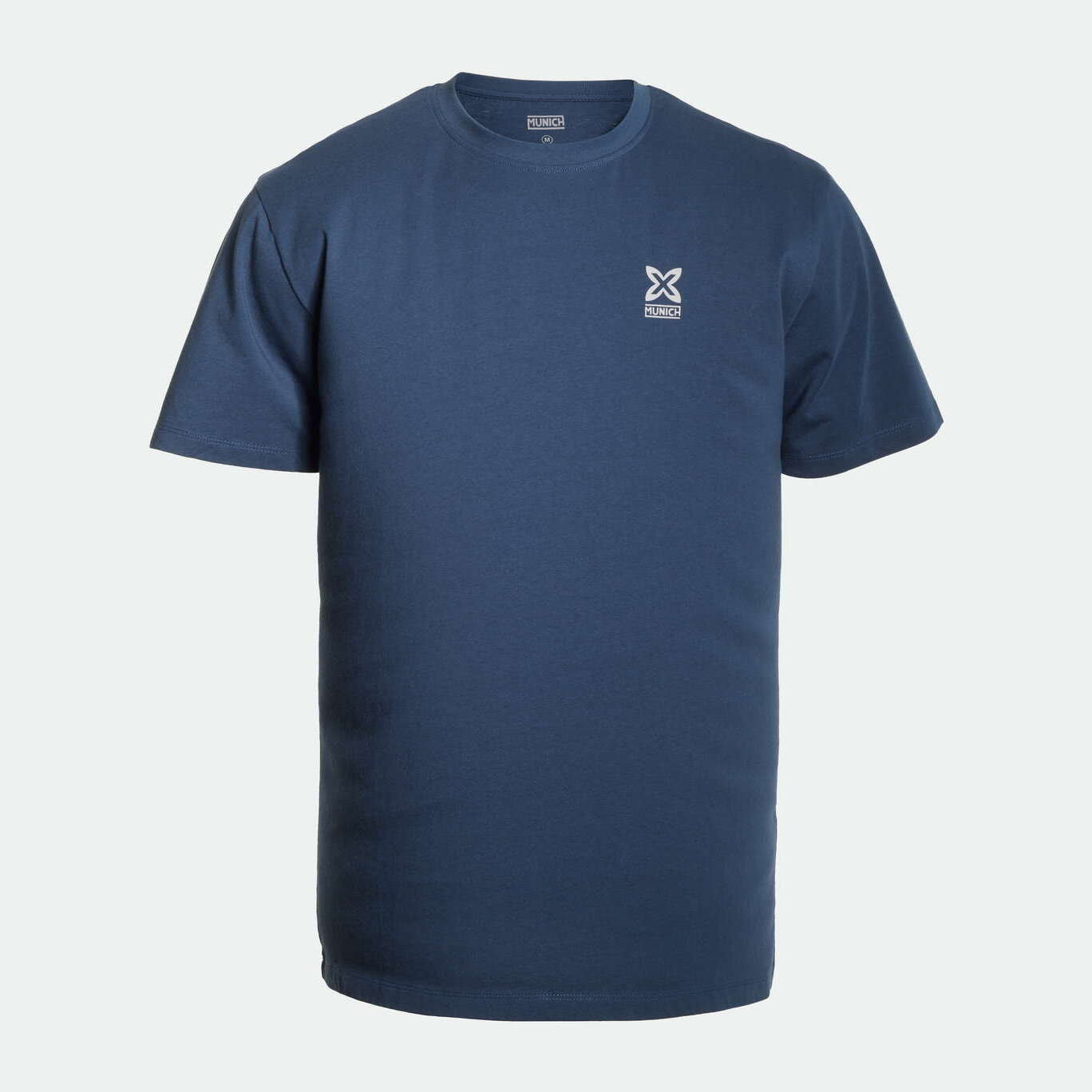 Camiseta MUNICH de algodón azul marino