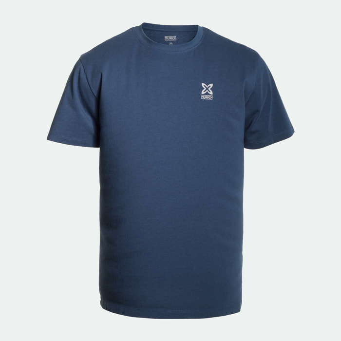 Camiseta MUNICH de algodón azul marino
