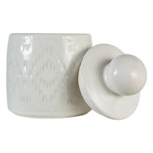 Boîte déco "Mala" céramique blanc H1915,2cm