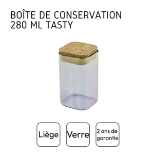 Boîte de conservation avec couvercle 280 ml Tasty Green