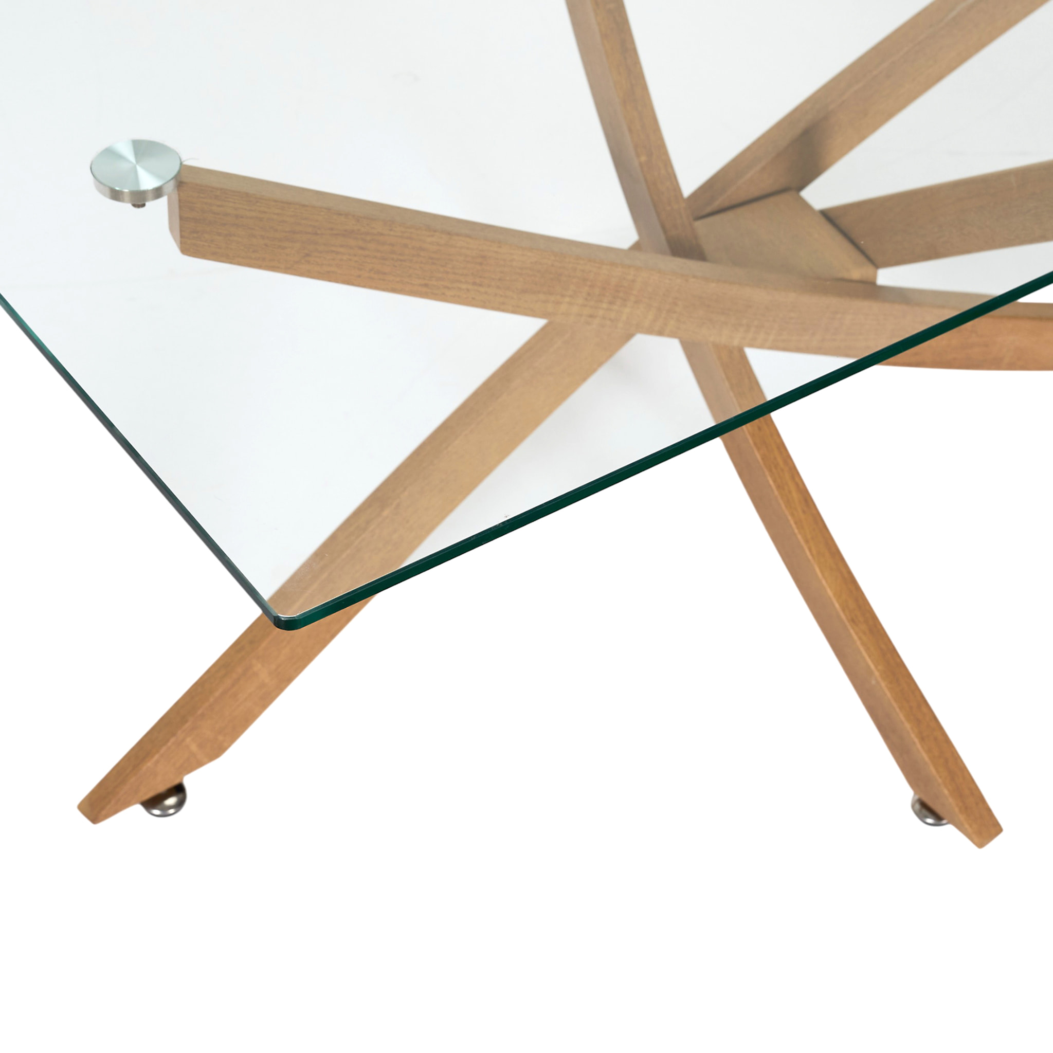 Table Basse - HOME DECO FACTORY - Verre - Heritage - Marron
