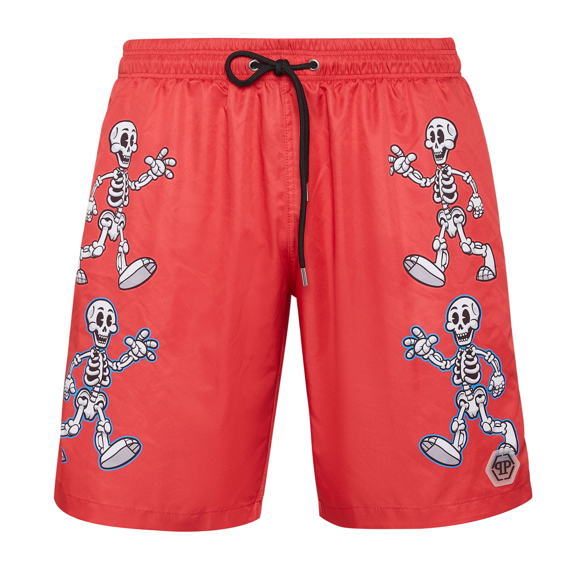 PHILIPP PLEIN Swim Trunks SKELETON