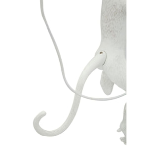LAMPADA DA MURO MONKEY BIANCA CM 32X32X64