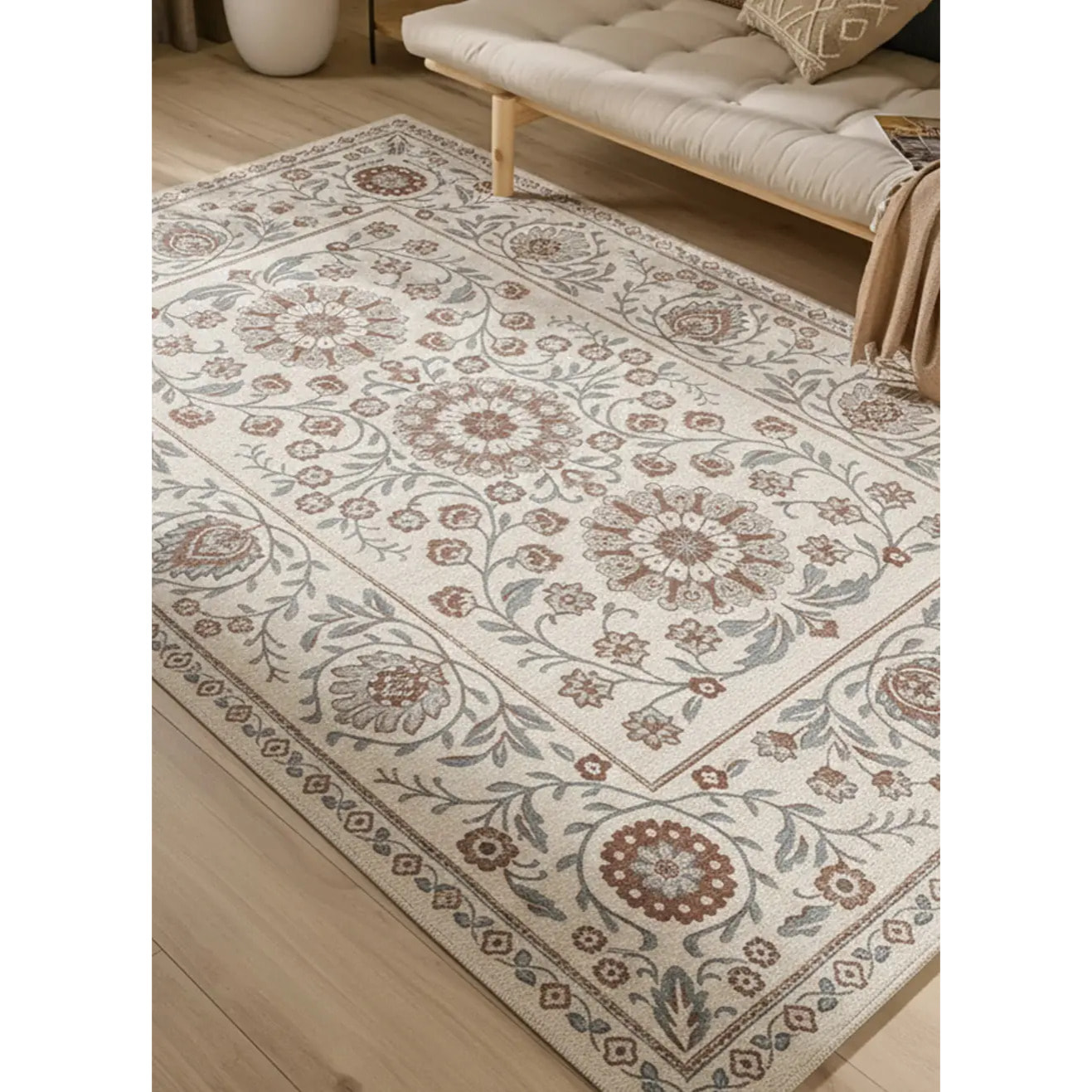 LUA Alfombra de exterior clásica azul, varias medidas disponibles.