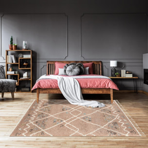 Tapis berbère tissé motif saharien MUJO