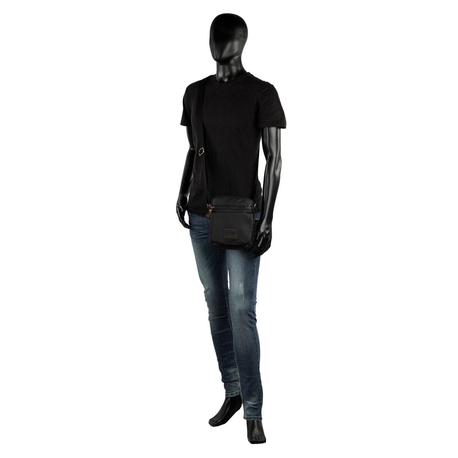 Bandolera Hombre Textil Lois Hubbard Negro