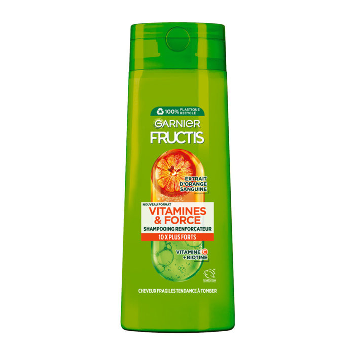 Lot de 12 - Garnier Fructis Vitamines & Force Shampooing anti-casse300ml