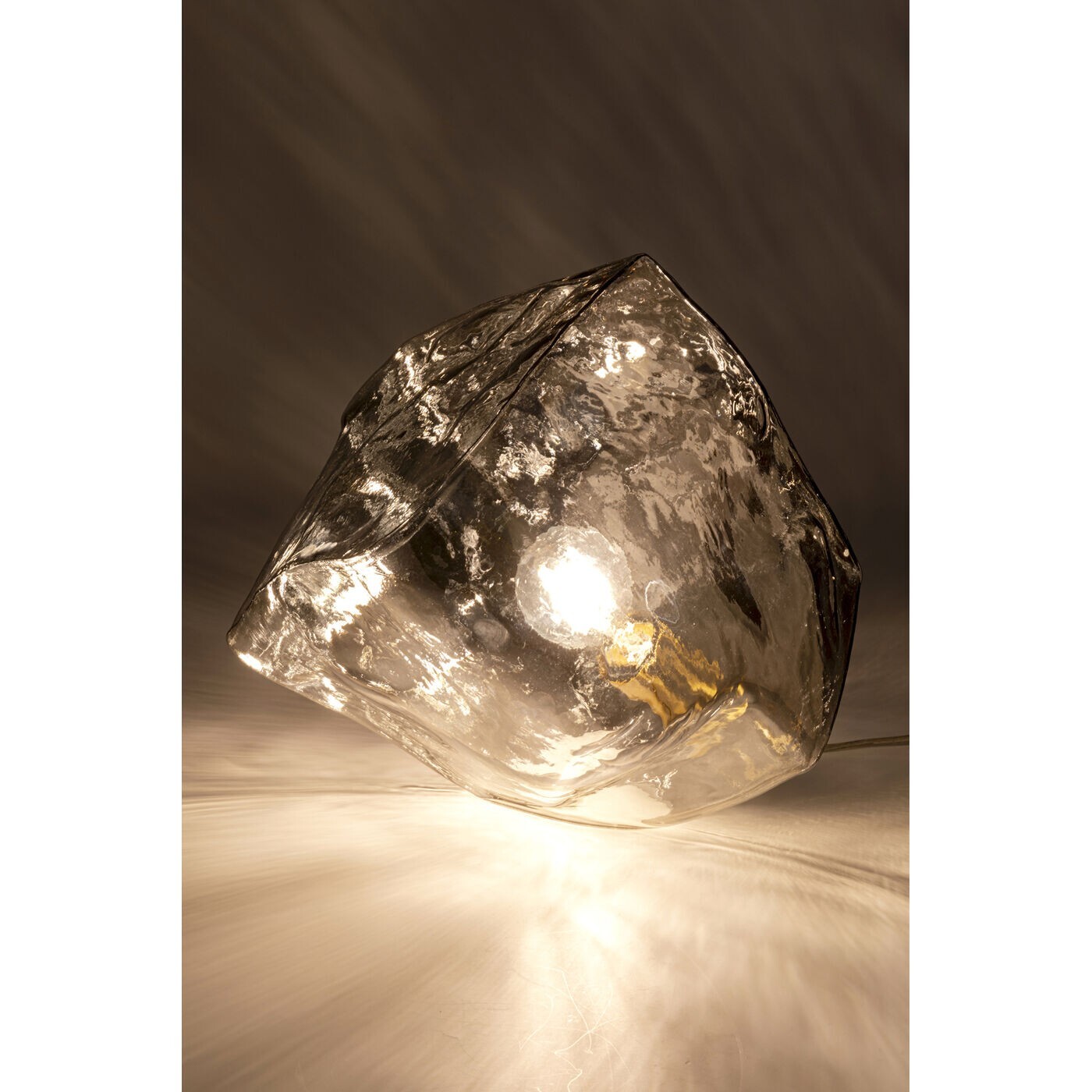 Lampe Aura 30cm fumée Kare Design