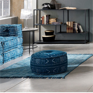 Tomasucci Pouf rond YARA BLEU Bleu