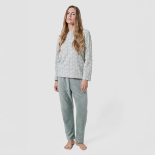 Pijama coral Belen Verde