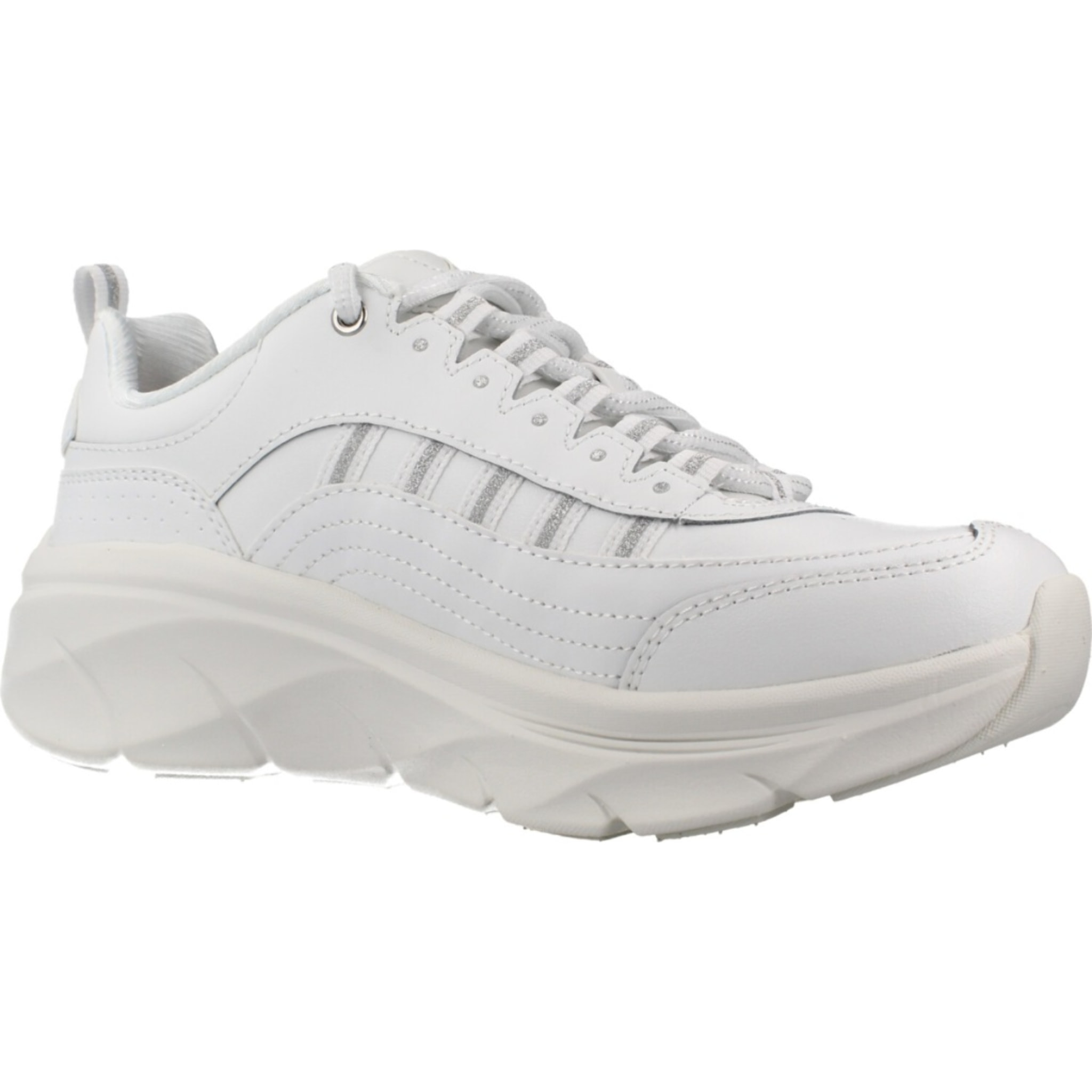 Sneakers De  Mujer D Lux Walker 2.0 Golden Blanco