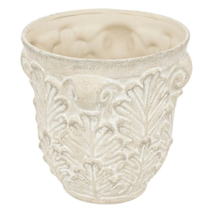 Set de 2 cache-pots Little cottage céramique D29/35cm