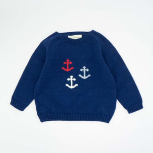 JERSEY ANCLAS ROJO AZUL Y BLANCO