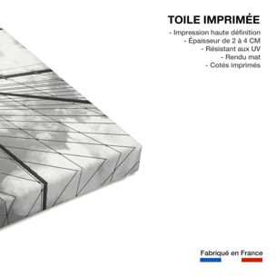 Tableau deco Brooklyn Bridge details Toile imprimée